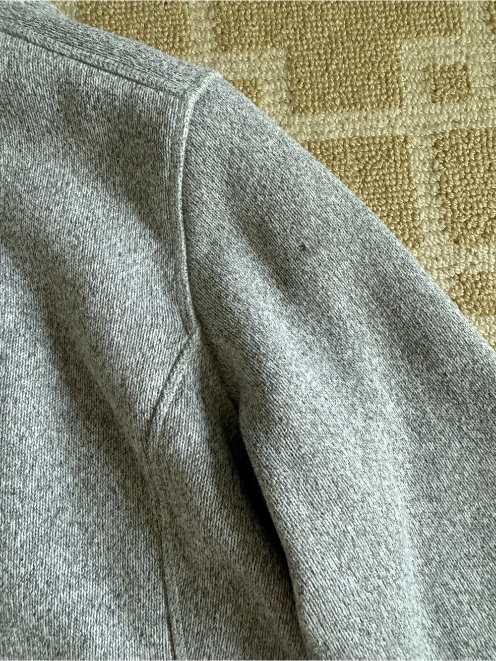 The North Face Sherpa Lined Hooded Fleece Jacket Outdoor Heather Gray Medium - Picture 15 of 17